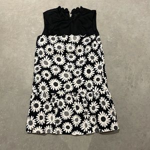 Victoria Beckhams Sleeveless Daisy Scallop Drop Waist Size S